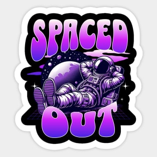Spaced Out Astronaut Sticker